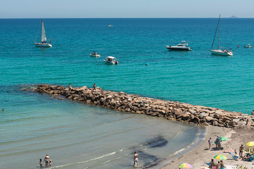 Touring Orihuela beach