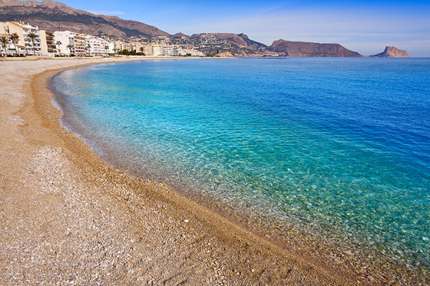 The beaches of Altea